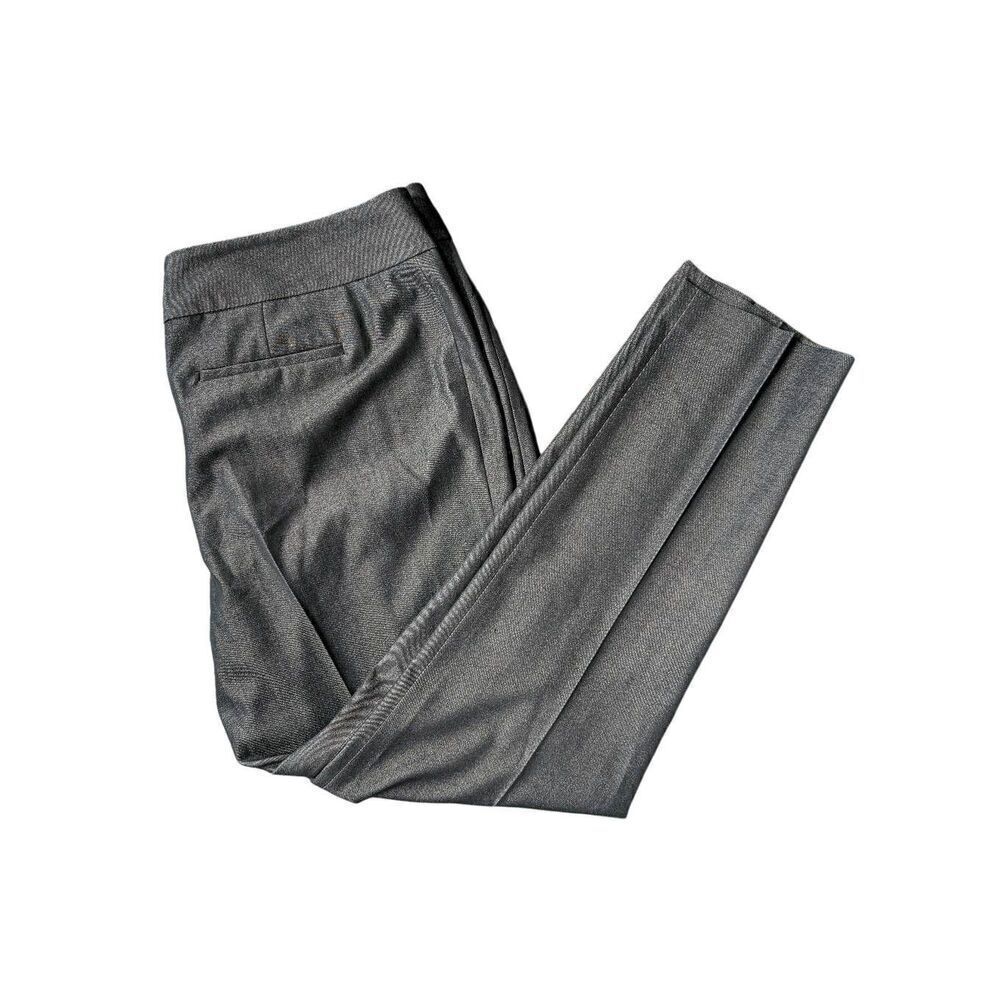 Nine West Gray Dress Capri Pants ZIP Pockets Women's Size 10